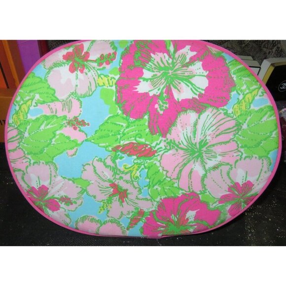 Lilly Pulitzer Pink & Green Floral Insulated Beverage Bucket Tote Bag - Picture 4 of 9
